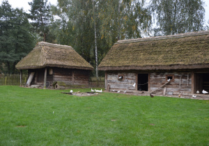 Budynki skansenu