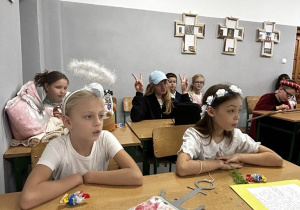 Uczniowie w czasie konkursu