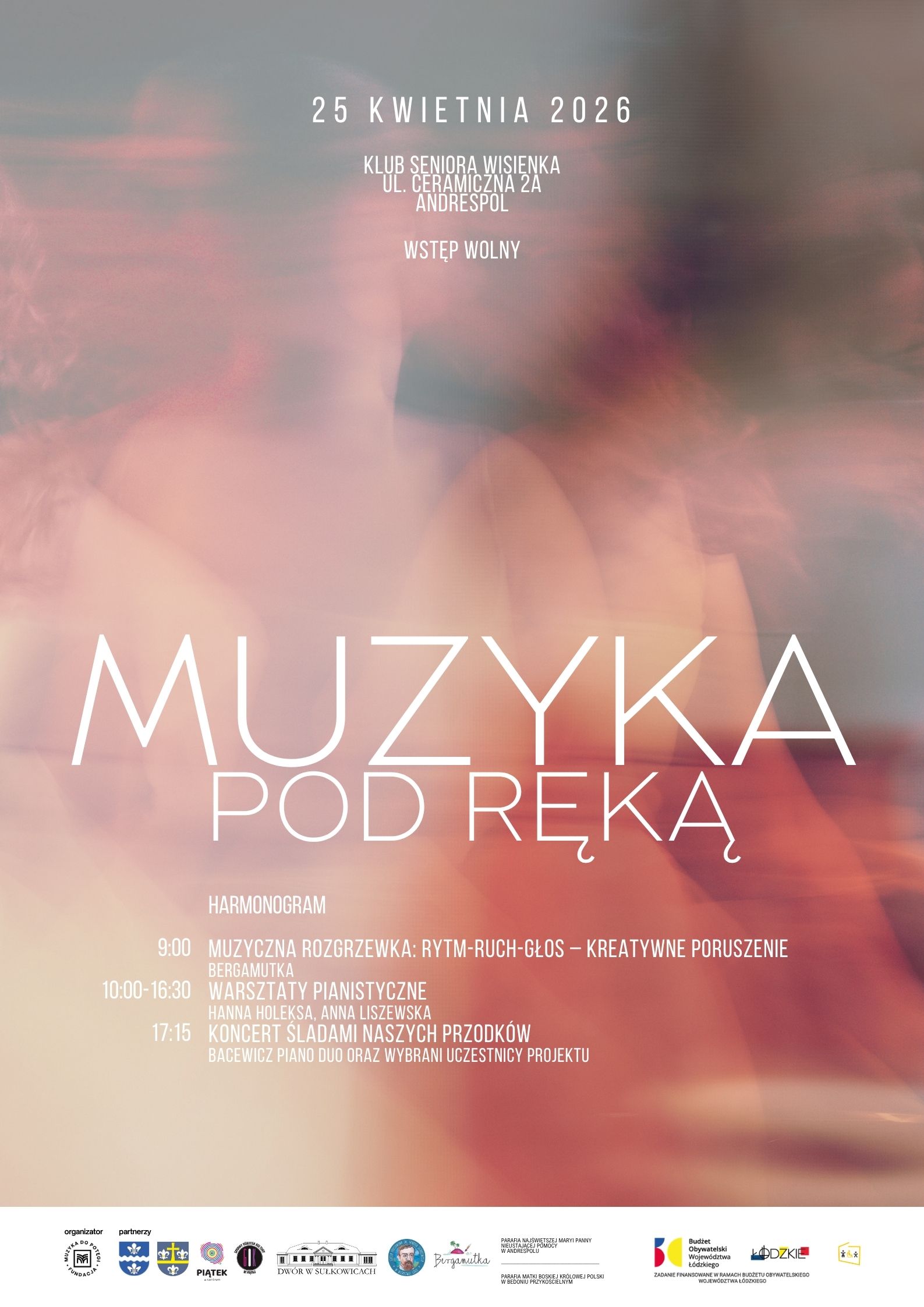 Muzyka pod ręką - plakat