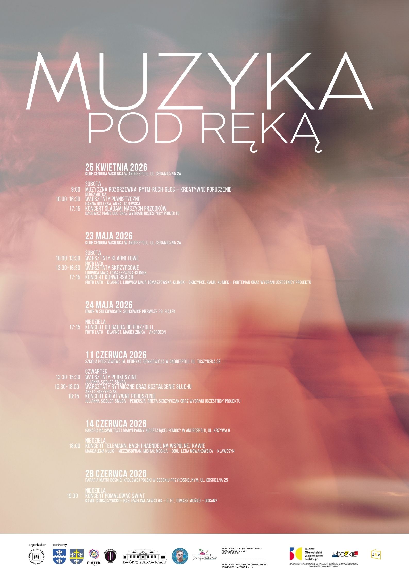 Muzyka pod ręką - plakat