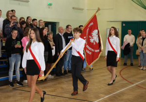 Poczet sztandarowy szkoły
