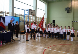 Poczet sztandarowy szkoły
