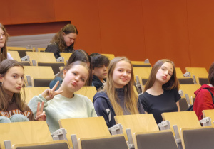 Uczniowie w czasie wykładu