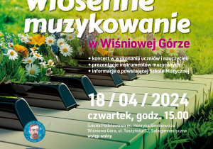 Wiosenne muzykowanie w Wiśniowej Górze - 18.04.2024 - Plakat