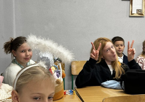 Uczniowie w czasie konkursu