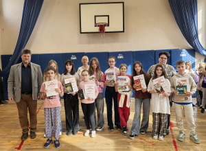 Rozdanie dyplomów i stypendiów w klasach 4-8 - 11.03.2025