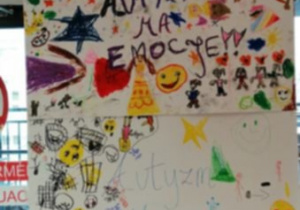 Praca plastyczna uczniów nt. autyzmu