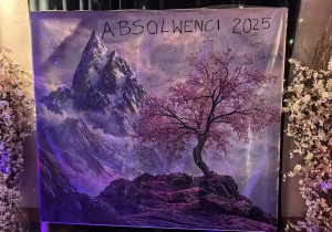 Plakat z podpisami uczniów