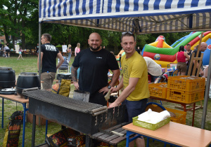 Stoiska w czasie festynu