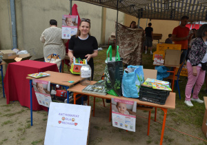 Stoiska w czasie festynu
