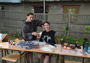 Stoiska w czasie festynu