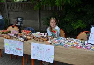 Stoiska w czasie festynu