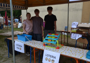 Stoiska w czasie festynu