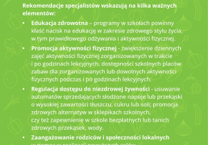 Broszura informacyjno-edukacyjna dotyczącą profilaktyki nadwagi i otyłości u dzieci. Strona 3