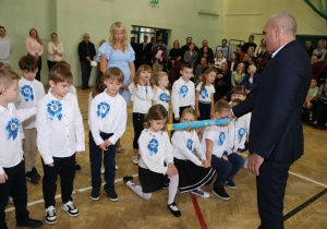 Uczniowie w czasie uroczystości