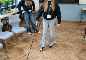 Uczniowie w czasie zajęć