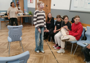 Uczniowie w czasie zajęć