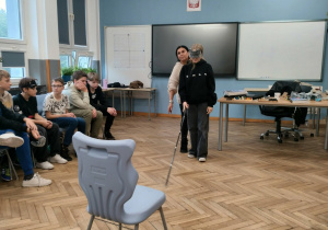 Uczniowie w czasie zajęć