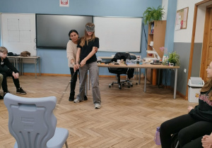 Uczniowie w czasie zajęć