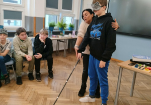 Uczniowie w czasie zajęć