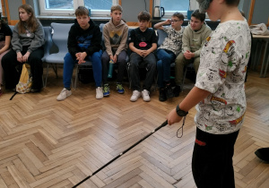 Uczniowie w czasie zajęć