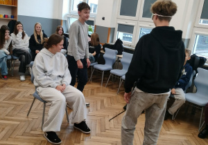 Uczniowie w czasie zajęć