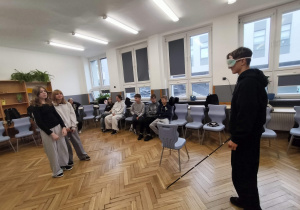 Uczniowie w czasie zajęć