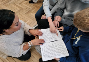 Uczniowie w czasie zajęć