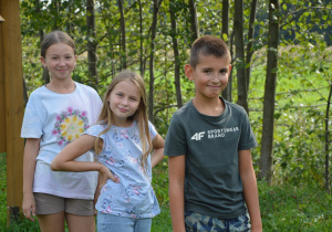 Uczniowie w czasie pikniku