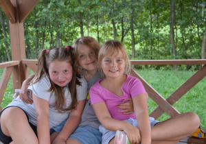 Uczniowie w czasie pikniku