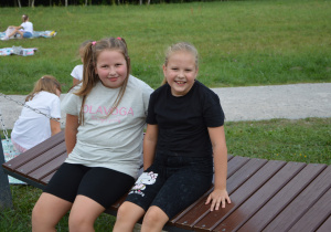 Uczniowie w czasie pikniku