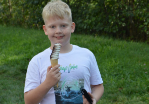 Uczniowie w czasie pikniku