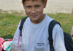 Uczniowie w czasie pikniku