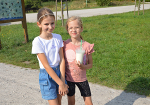 Uczniowie w czasie pikniku