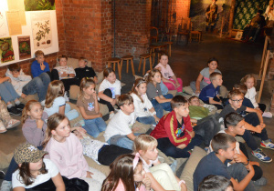 Uczniowie w czasie warsztatów