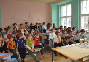 Uczniowie w czasie warsztatów