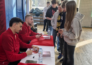 Uczniowie i członkowie kubu Widzew