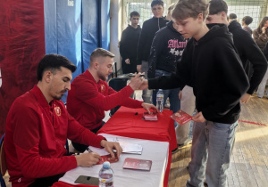 Uczniowie i członkowie kubu Widzew