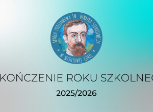 Zakończenie roku szkolnego 2025-2026 - Klasy 6-7 - 26.06.2026