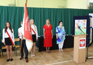 Poczet sztandarowy szkoły