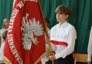 Poczet sztandarowy szkoły